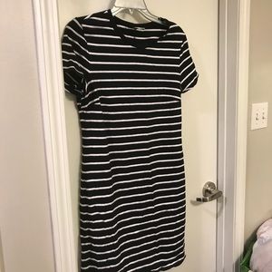 Striped tshirt dress